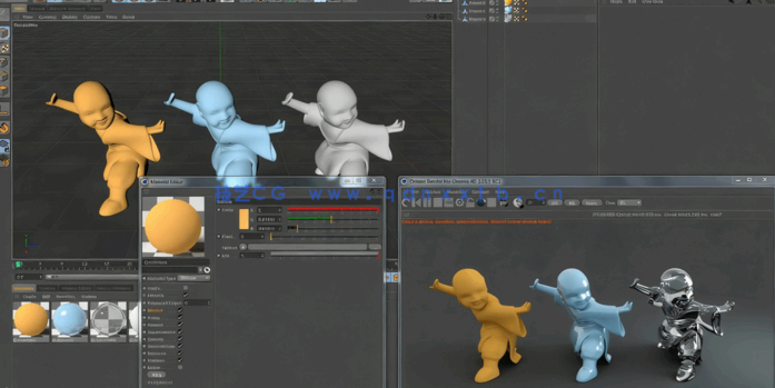 C4D中OctaneRender渲染引擎基础核心技术训练视频教程 (图2)