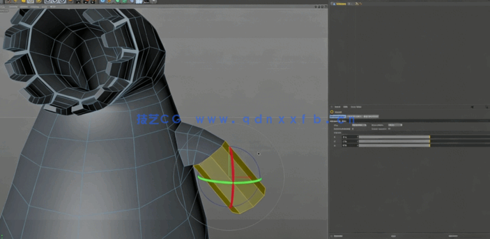  C4D恐怖科幻蠕虫生物实例制作视频教程(图2)