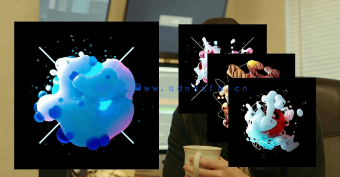 C4D中X-Particles抽象艺术渲染技术视频教程(图2)