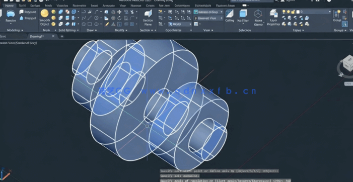AutoCAD 2021中2D与3D专业设计训练视频教程(图2)