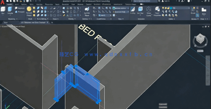 AutoCAD 2021中2D与3D专业设计训练视频教程(图3)