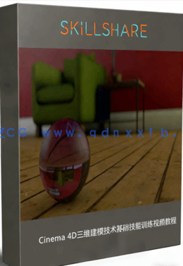 Cinema 4D三维建模技术基础技能训练视频教程 (图1)
