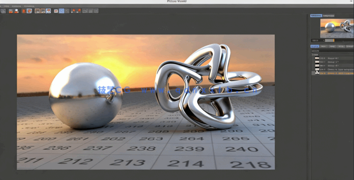 中文字幕 阿诺德渲染器全面基础案例C4D视频教程(图1)