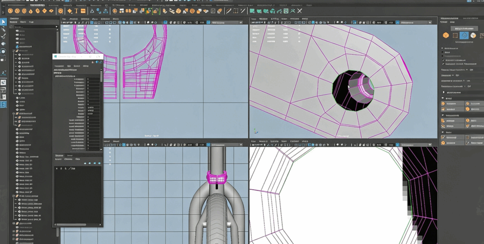Maya逼真自行车硬表面建模完整制作流程视频教程(图6)