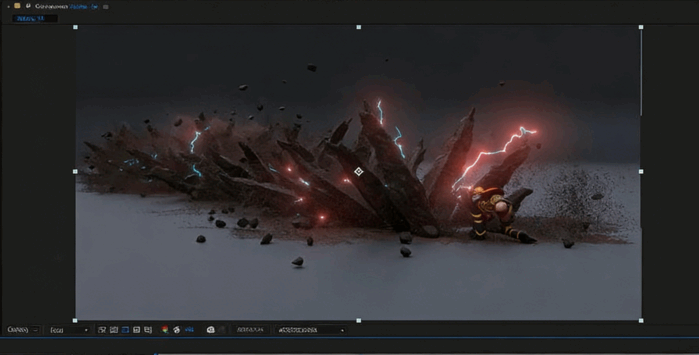 Houdini劈剑闪电碎石特效制作流程视频教程(图4)