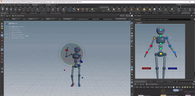 Houdini中KineFX Rig核心技术训练视频教程(图3)