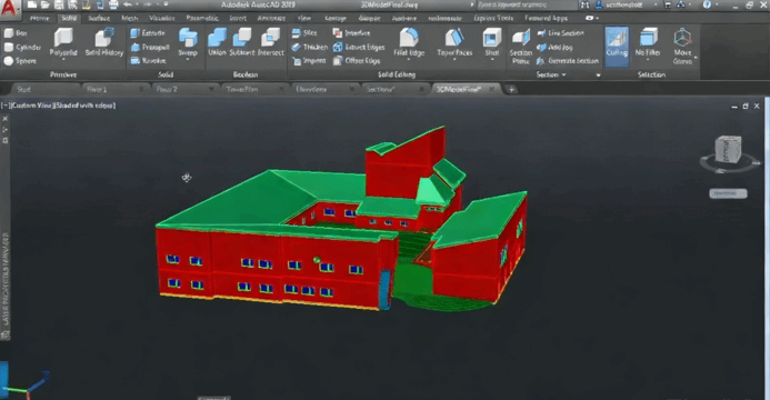 AutoCAD三维建筑建模技术训练视频教程(图3)
