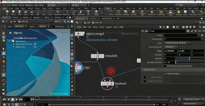 Houdini角色化尘粒子消散特效实例制作视频教程(图3)