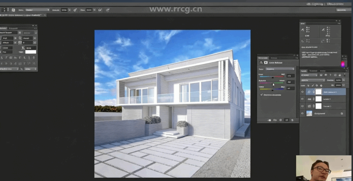  V-Ray室外建筑场景HDRI照明渲染技术视频教程(图3)