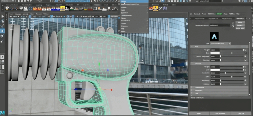 Maya游戏武器建模核心技术训练视频教程(图7)