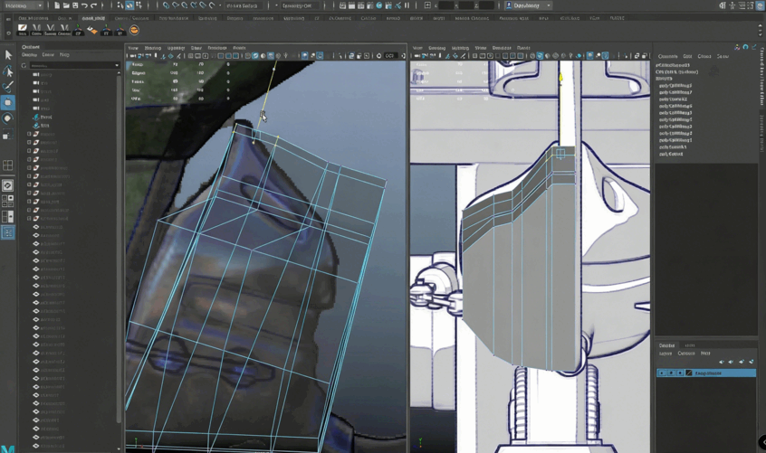 Maya与Arnold医疗无人机硬表面3D建模视频教程(图6)