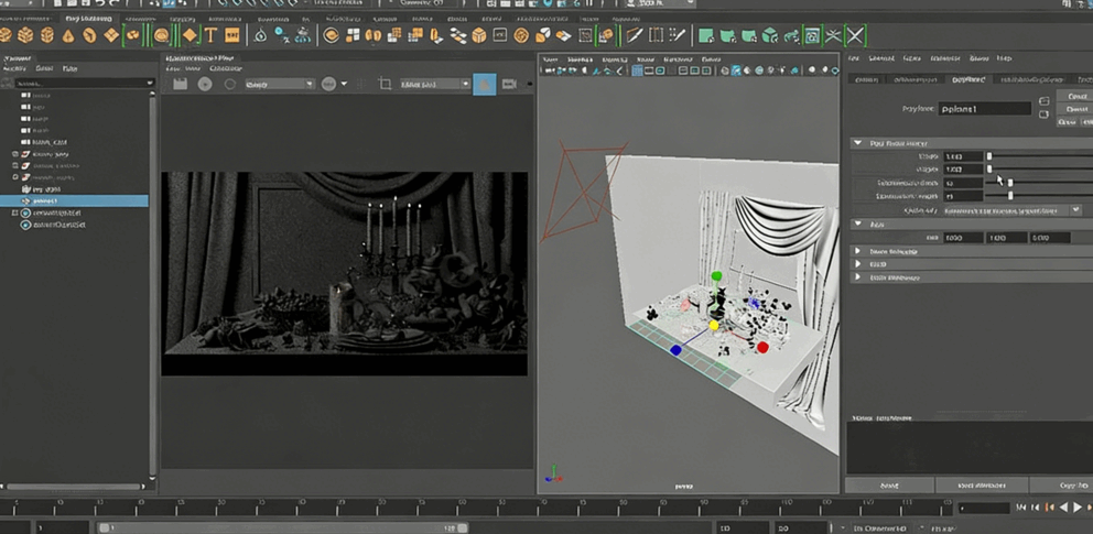 Maya Redshift和Nuke影视级灯光照明技术视频教程第一季(图5) Maya Redshift和Nuke影视级灯光照明技术视频教程第一季(图5)