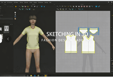 【中文字幕】Marvelous Designer将草图制作成真实服装视频教程(图5)