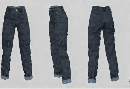 Marvelous Designer真实裤子牛仔裤实例制作视频教程(图2)