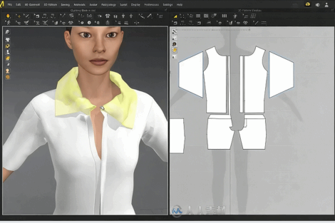 Marvelous Designer与Zbrush女性服装与背包制作视频教程(图6)