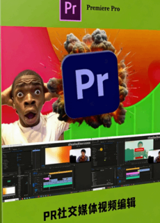 [Premiere Pro] Premiere Pro油管社交媒体视频编辑技术视频教程(图1)