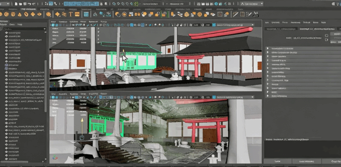  Houdini亚洲建筑环境艺术数字制作工作流程视频教程 (图2)
