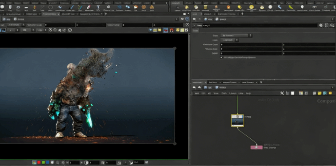 Houdini与Nuke溶解分解视觉特效制作视频教程(图7)