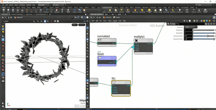 Houdini与Nuke镜像维度视觉特效制作视频教程(图4)