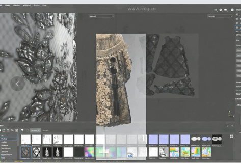Marvelous Designer中创建花纹蕾丝连衣裙视频教程(图6) Marvelous Designer中创建花纹蕾丝连衣裙视频教程(图6)