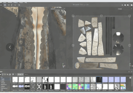 Marvelous Designer中创建花纹蕾丝连衣裙视频教程(图7) Marvelous Designer中创建花纹蕾丝连衣裙视频教程(图7)