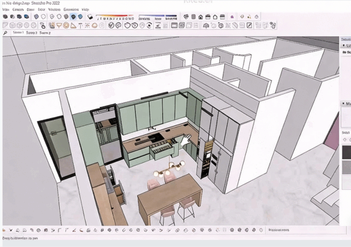 【中文字幕】SketchUp与Lumion逼真厨房橱柜建模渲染技术视频教程(图2)