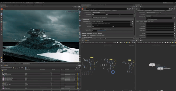 Houdini星球大战母舰破冰而出特效制作视频教程(图3)