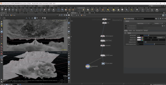  Houdini与Nuke直冲云霄光束视觉特效制作流程视频教程(图2)
