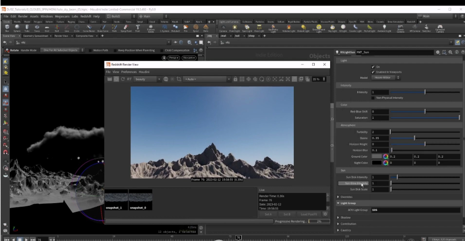  Houdini与Nuke直冲云霄光束视觉特效制作流程视频教程(图5)