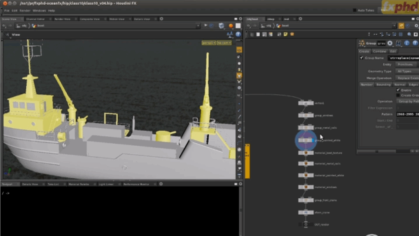Houdini海洋CG特效镜头实例制作视频教程(图4)