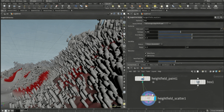 Houdini中自然地形Height Fields高度场技术视频教程第一季(图4)
