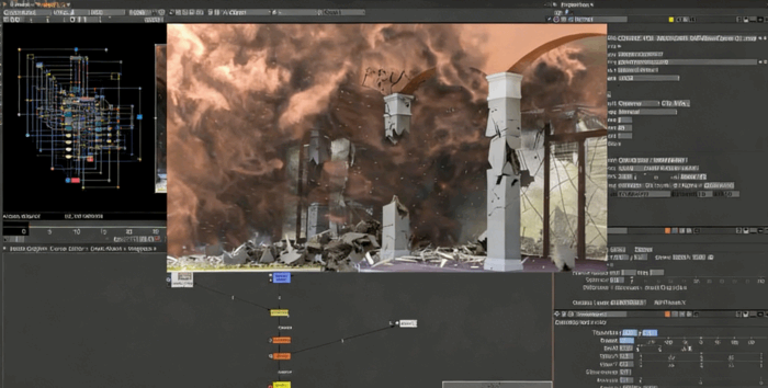 Houdini FX真实建筑爆炸特效实例制作视频教程 (图3)