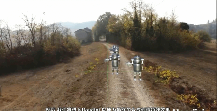 Houdini在真实视频中添加视觉效果视频教程(图4)