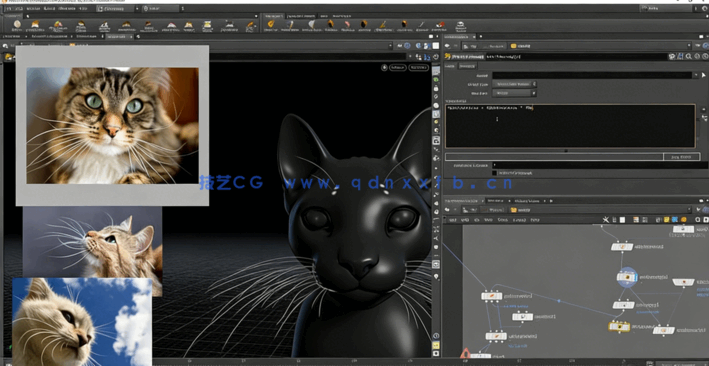 Houdini动物生物毛发完整制作工作流程视频教程 (图2)