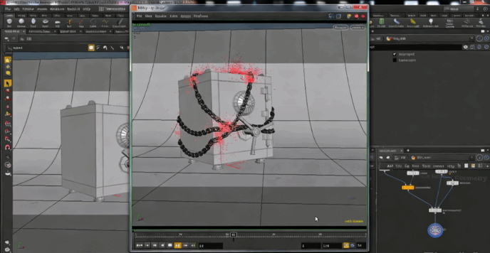 Houdini锁链刚体动画技术训练视频教程(图4)