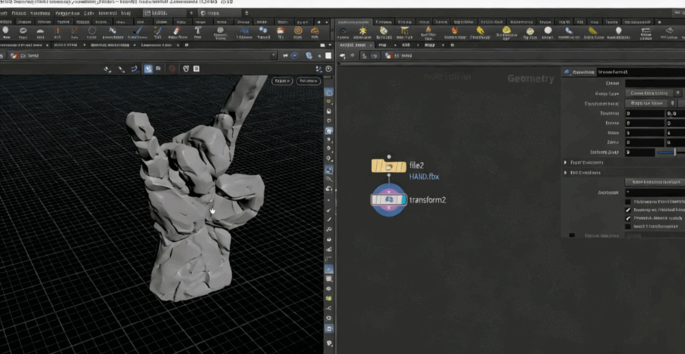 Houdini和Nuke岩石火焰视觉特效制作视频教程 (图2)