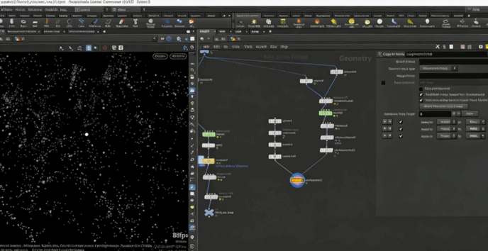 Houdini撕裂火焰布料视觉特效实例制作视频教程(图2)