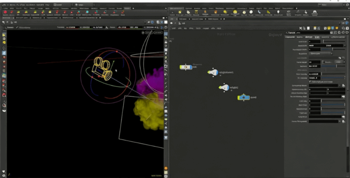Houdini墨水滴在水中特效实例制作视频教程(图4)