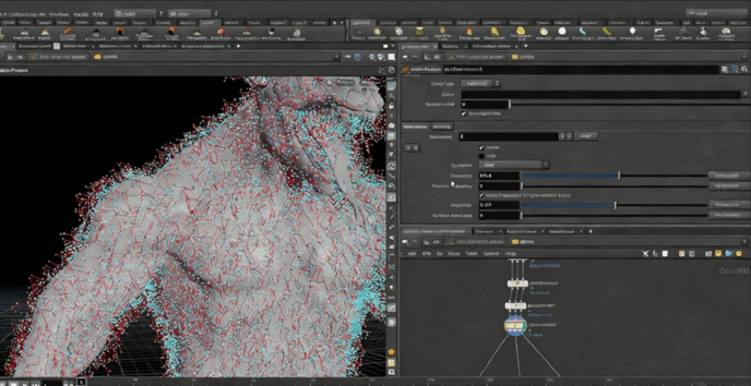 Houdini狼人角色实例制作完整工作流程视频教程 (图3)