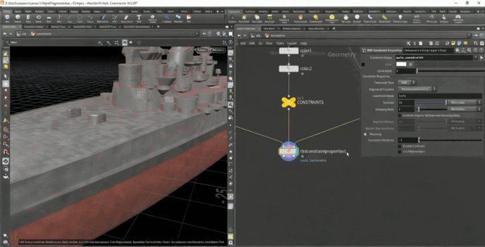 Houdini战舰爆炸特效制作工作流程视频教程 (图6)