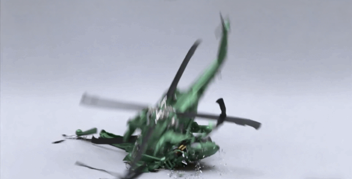 Houdini直升机坠落粉碎刚体变形制作工作流程视频教程(图2)