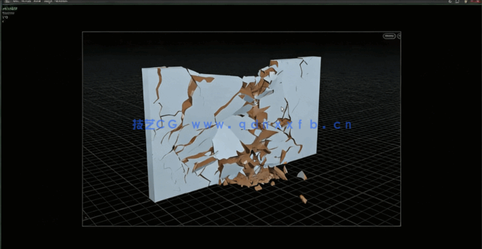  Houdini裂痕撕裂特效实例制作视频教程(图4)