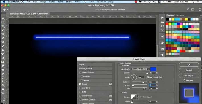Photoshop霓虹灯特效制作工作流程视频教程(图2)