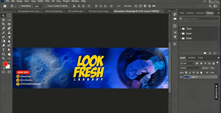 Photoshop CC社交媒体横幅广告设计视频教程(图4)