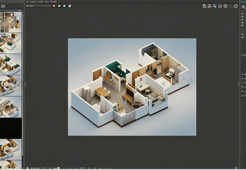 Sketchup与Vray 3D平面渲染图大师级视频教程(图2) Sketchup与Vray 3D平面渲染图大师级视频教程(图2)