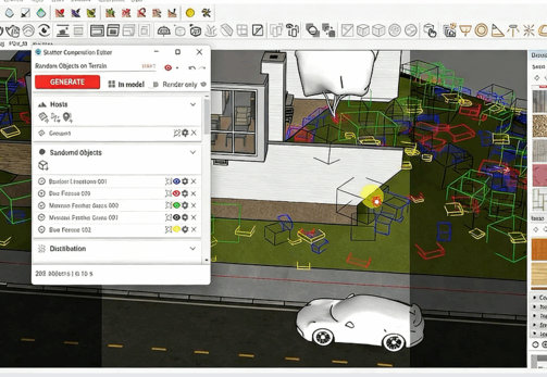 Sketchup和V-ray外部建筑场景渲染大师班视频教程(图3)