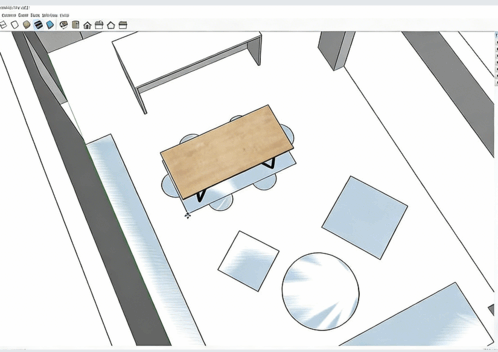 SketchUp Pro 2021室内设计建模纹理制作视频教程(图1)