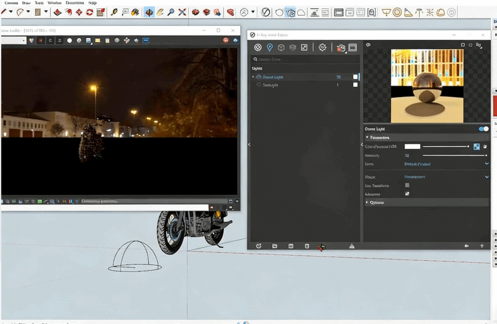 SketchUp与Vray摩托车渲染技术视频教程(图6)