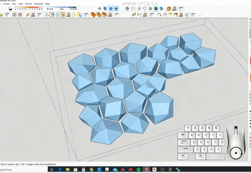 SketchUp西班牙现代风格房屋建筑建模设计视频教程(图1)