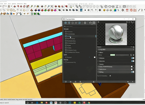 Sketchup与Vray Next逼真厨房建模渲染视频教程(图2)